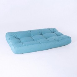 Coussin d'assise palette turquoise