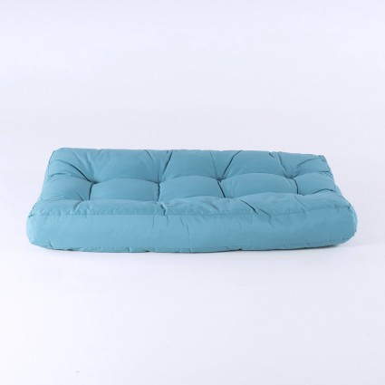 Cojin asiento para palet turquesa - Pack 2 unidades