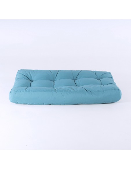 Cojin asiento para palet turquesa - Pack 2 unidades