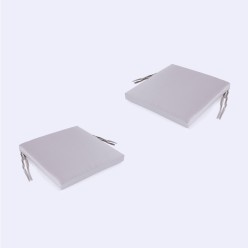 Coussin d'assise exterieur standard pierre - Pack 2 unites 2