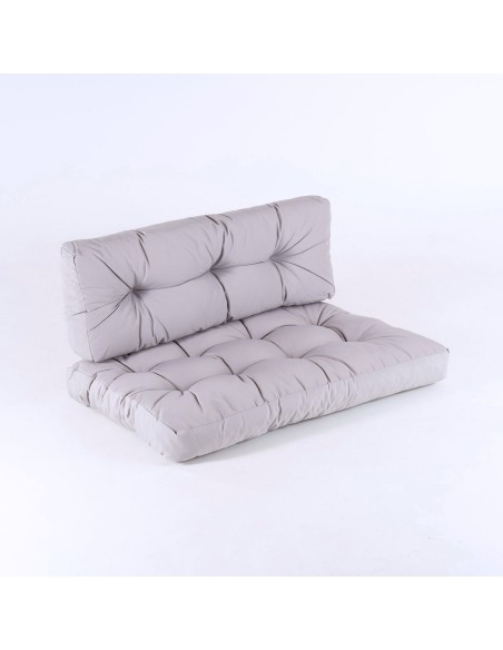 Coussin assise et dossier pour palette standard en pierre