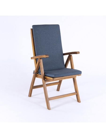 Cojin posiciones para exterior olefin azul