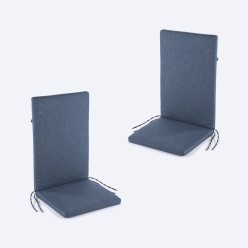 Coussin positions pour exterieur bleu olefine - Pack 2 unites 2