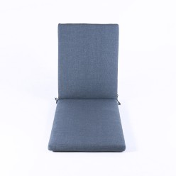 Cojin tumbona para exterior olefin azul 2