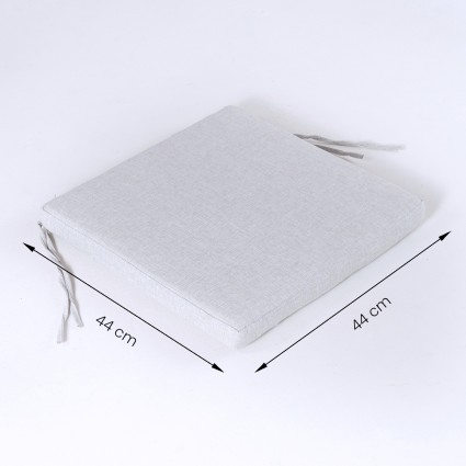 Cojin para exterior asiento olefin gris claro - Pack 6 unidades
