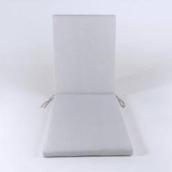 Coussin d'exterieur transat en olefine gris clair 2