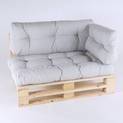 Cojin esquinero para palet olefin gris claro