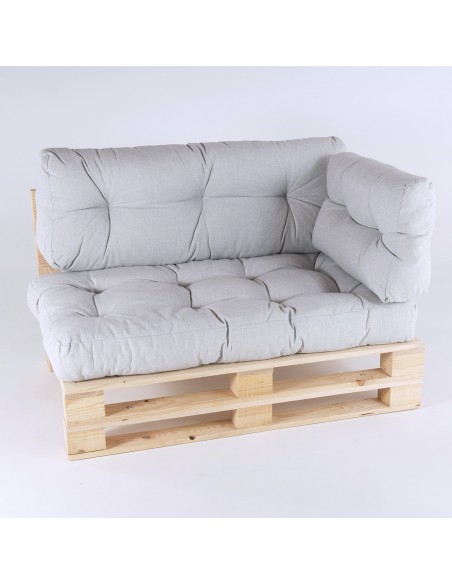 Cojin esquinero para palet olefin gris claro