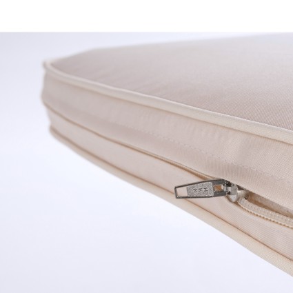 Cojin curvado de exterior estandar beige - Pack 2 unidades