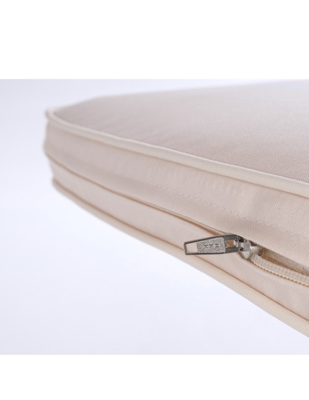 Cojin de exterior estandar beige curvado - Pack 6 unidades