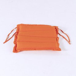 Cojin para jardin 37 cm estandar naranja 2