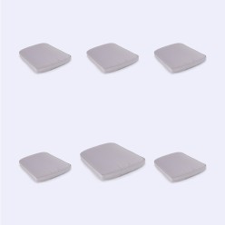 Coussin d'exterieur standard en pierre courbee - Pack 6 unites 2