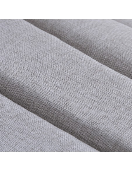 Cojin asiento 37 cm de exterior Olefin gris claro