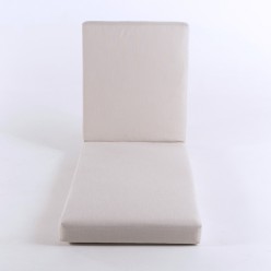 Coussin transat haute epaisseur pour jardin Olefine brute 2