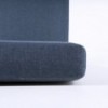 Pack 2 almofadas para espreguiçadeira Olefina na cor azul, Não perde a cor, Removível, Tamanho 190x60x10 cm