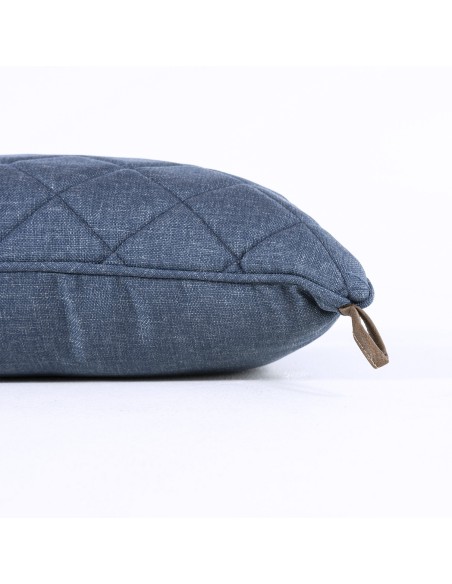 Coussin deco exterieur 40x40 bleu olefine - Pack 2 unites