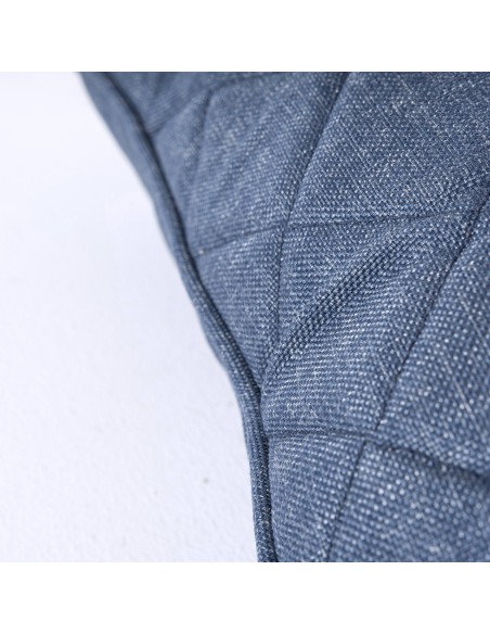 Cojin decorativo 40x40 olefin azul de exterior