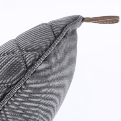 Cojin decorativo 40x40 olefin gris de exterior