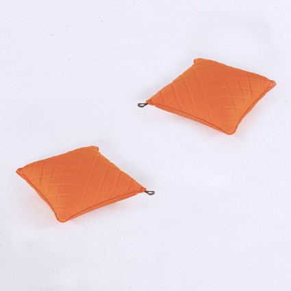 Cojin decorativo 40x40 estandar naranja de exterior