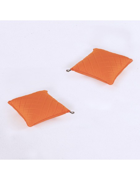 Cojin decorativo 40x40 estandar naranja de exterior