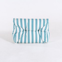 Cojin esquina de sofa de palet estandar rayas turquesa 2