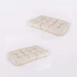 Almofadas de assento de baunilha para paletes - pack de 2 unidades 2