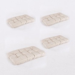 Almofadas de assento baunilha para paletes - pack de 4 unidades 2