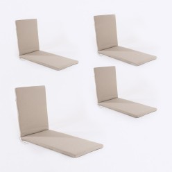 Cojin tumbona para jardin Olefin marron tostado - Pack 6 unidades 2