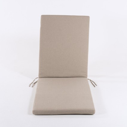Cojin tumbona para jardin Olefin marron tostado - Pack 6 unidades
