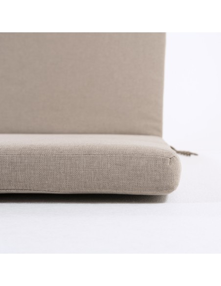 Almofada de espreguicadeira para jardim Olefina tostada marrom - pack de 6 unidades