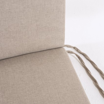 Almofada de espreguicadeira para jardim Olefina tostada marrom - pack de 6 unidades