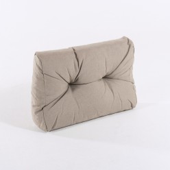 Coussin d'angle pour palette olefine tan brun