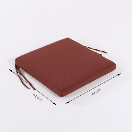Cojin para exterior asiento olefin Rojo - Pack 6 unidades