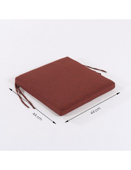 Cojin para exterior asiento olefin Rojo - Pack 6 unidades Cojin para exterior asiento olefin Rojo - Pack 6 unidades