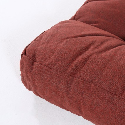 Coussin d'assise pour palette olefine rouge