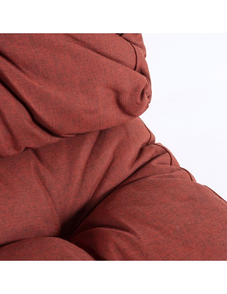 Cojines para palets asiento y respaldo olefin rojo - Pack 4 unidades