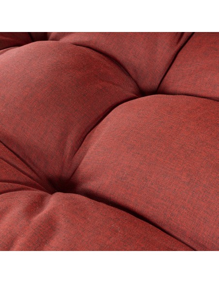Cojines para palets asiento y respaldo olefin rojo - Pack 4 unidades