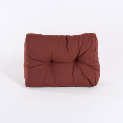 Coussin d'angle pour palette olefine couleur rouge 2