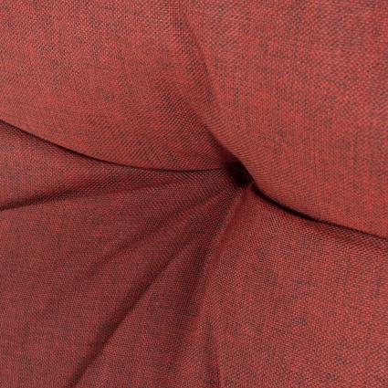 Coussin d'angle pour palette olefine couleur rouge