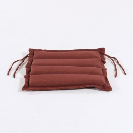 Almofada de assento de jardim 37 cm Vermelho olefina - pack de 2 unidades