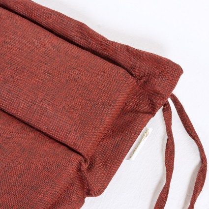 Cojin asiento para jardin 37 cm Olefin rojo  - Pack 6 unidades