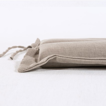 Almofada para assento externo 37 cm Olefina Castanho Castanho - pack de 2 unidades