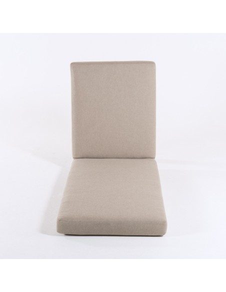 Cojin tumbona alto grosor para jardin Olefin marron tostado Cojin tumbona alto grosor para jardin Olefin marron tostado