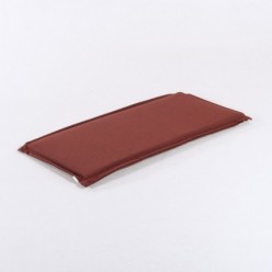 Almofada de banco de 110 cm de olefina vermelha