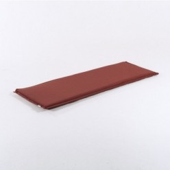 Almofada de banco de 140 cm de olefina vermelha