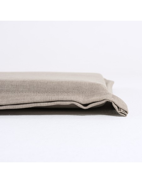 Almofada de banco de 140 cm olefina castanha castanha