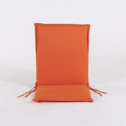 Almofada de posicao de cadeira de teca para laranja padrao de jardim 2