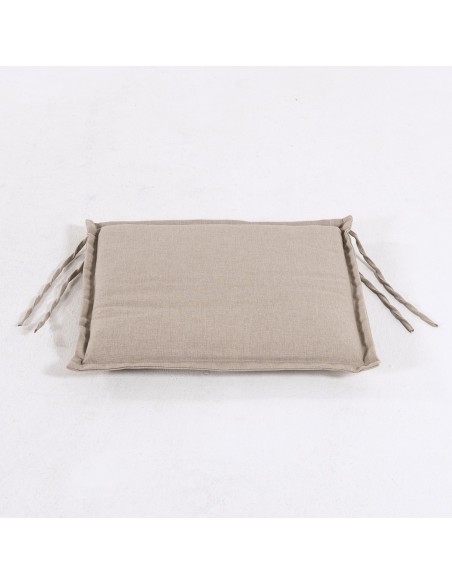Cojin para silla de teca de jardin olefin marron tostado - Pack 6 unidades