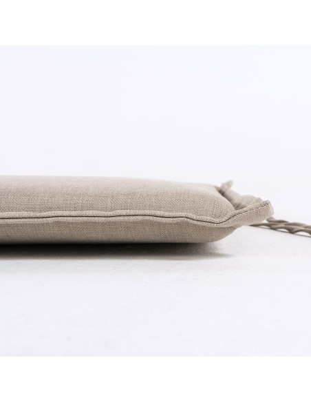 Cojin para silla de teca de jardin olefin marron tostado - Pack 6 unidades