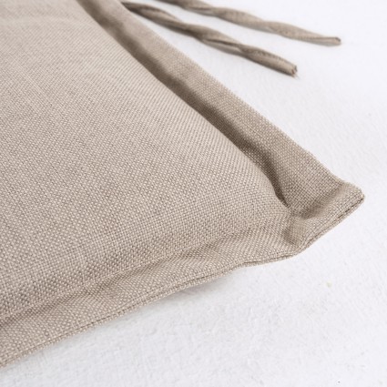 Cojin para silla de teca de jardin olefin marron tostado - Pack 6 unidades